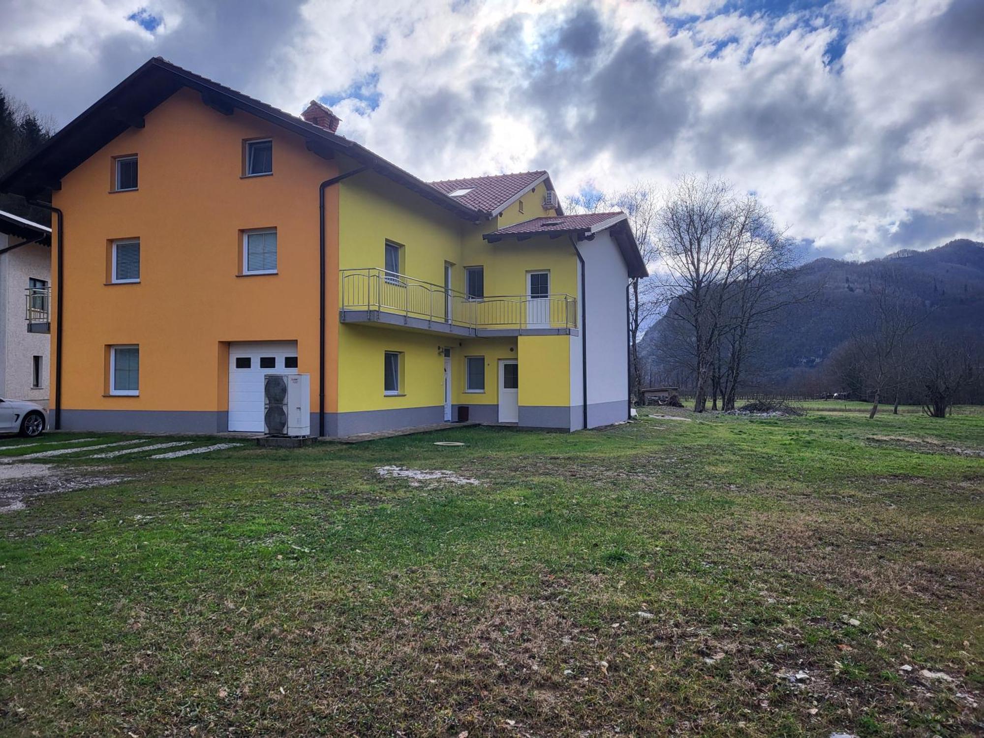 Apartma Jermol Most Na Soci Bagian luar foto