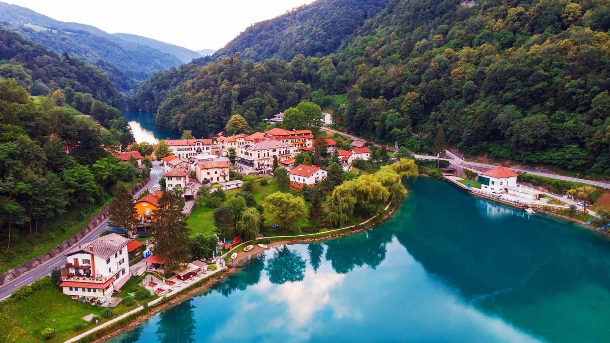Apartma Jermol Most Na Soci Bagian luar foto